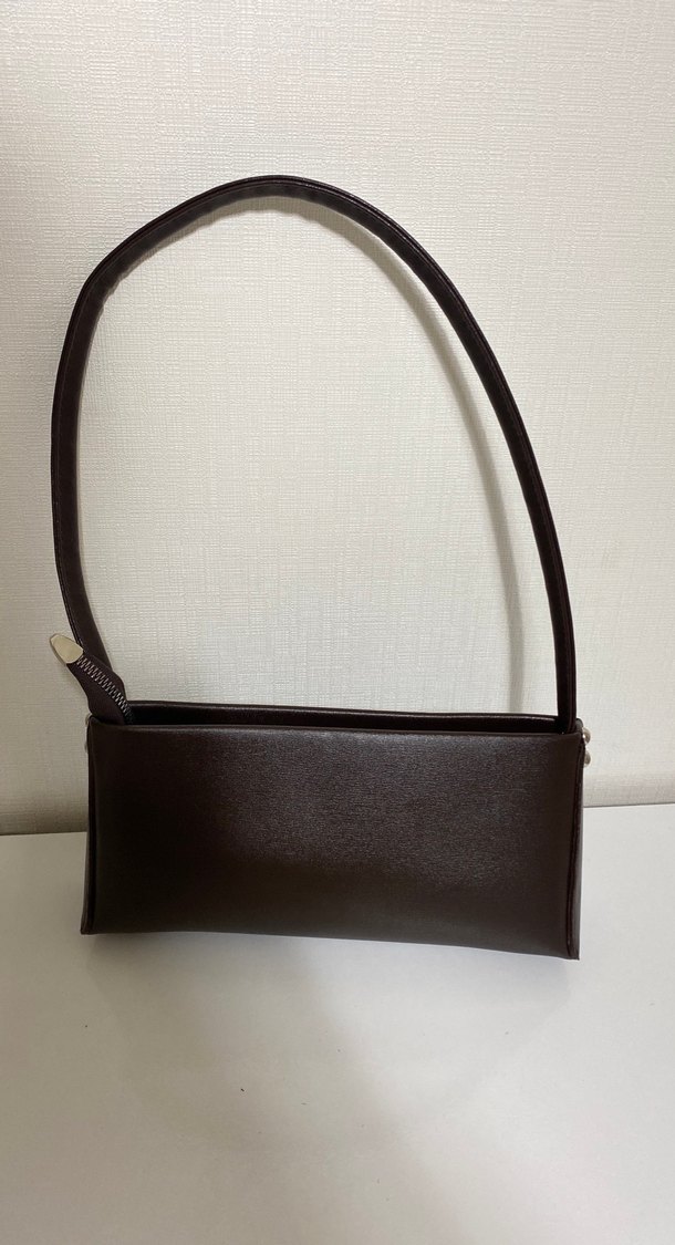 Klasik Kahverengi Deri Kadın Çanta - Görsel 2