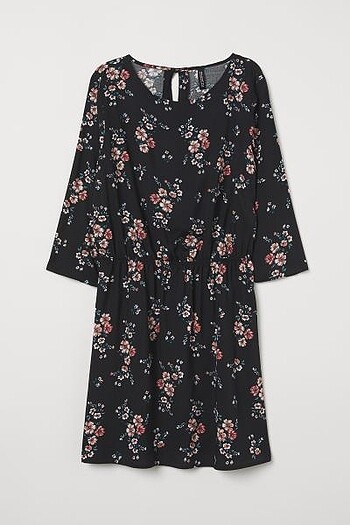 H&M çiçekli kısa elbise