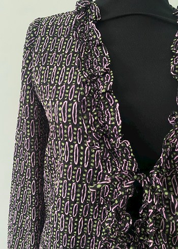 Desenli bluz - Görsel 2