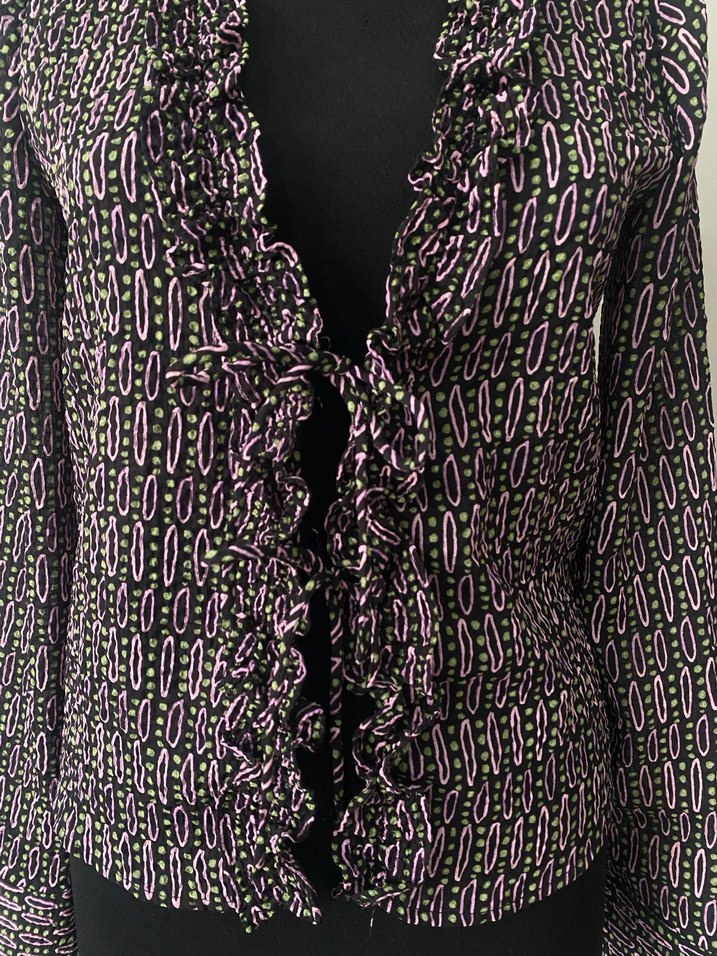 Desenli bluz - Görsel 3