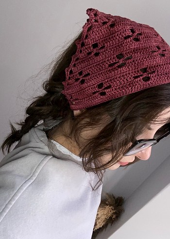 Tığ işi fular - Görsel 5