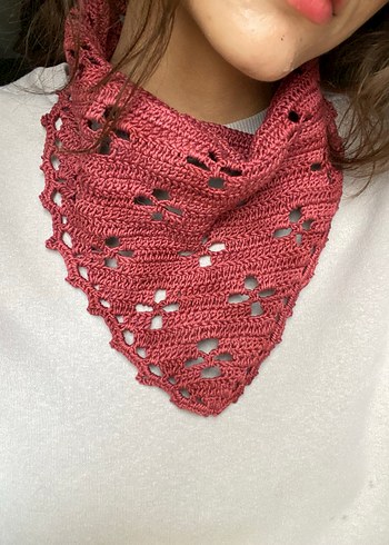 Tığ işi fular - Görsel 6