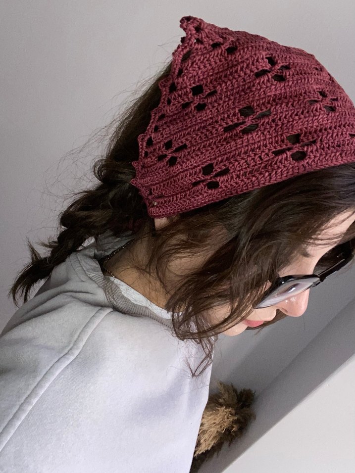 Tığ işi fular - Görsel 5