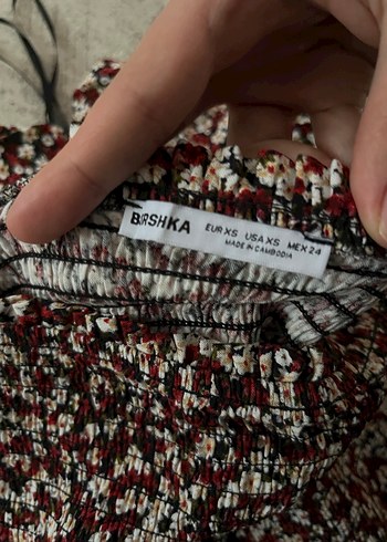 Bordo Uzun Kollu Mini Elbise - Görsel 2