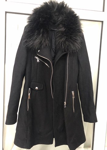 Siyah Kürklü Gotik Kadın Ceket - Görsel 7