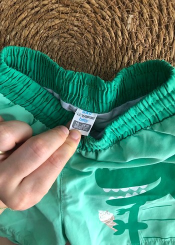 Turkuaz Baskılı Erkek Şort - Görsel 2