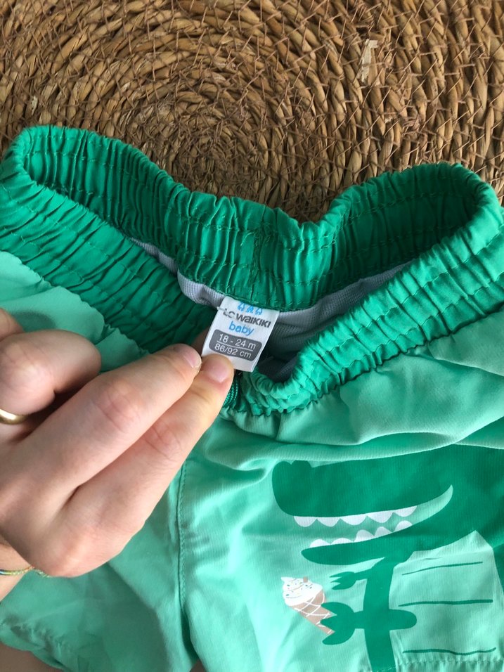 Turkuaz Baskılı Erkek Şort - Görsel 2