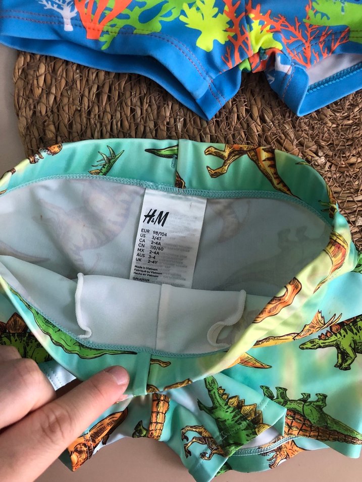 Erkek Çocuk Renkli Desenli Mayo Şortları - Görsel 2