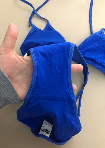 Zeki Mavi İpli Kadın Bikini Takımı Zeki