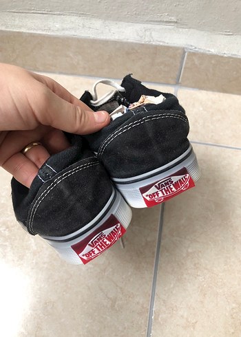 Siyah Kadın Old School Spor Ayakkabı - Görsel 3