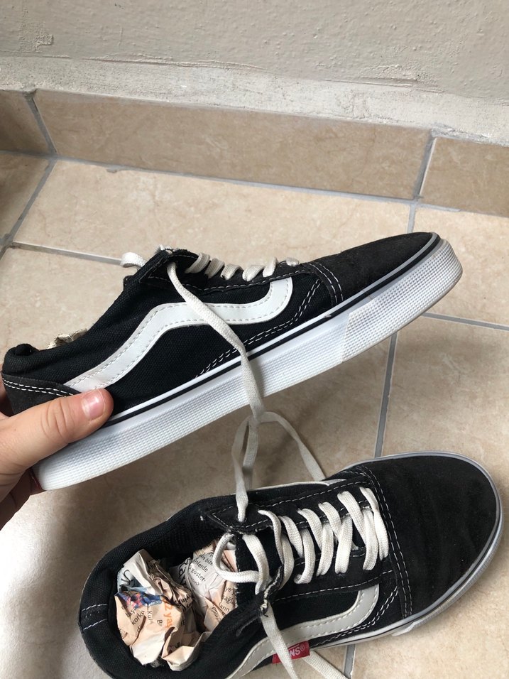 Siyah Kadın Old School Spor Ayakkabı - Görsel 5