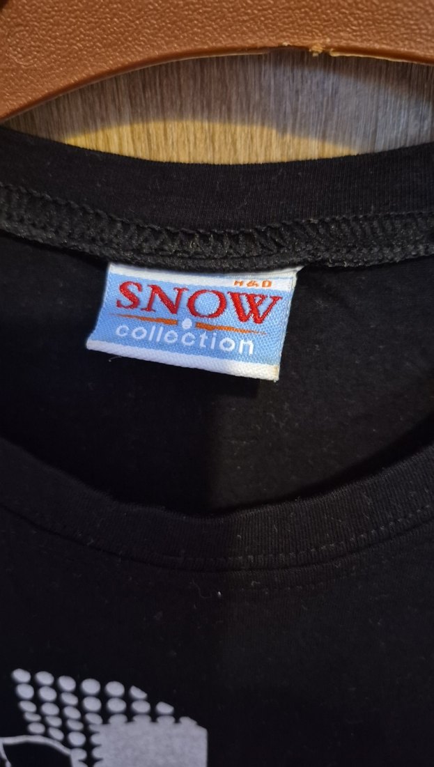 Kız Çocuk Siyah Kısa Kollu Baskılı Tişört - Görsel 4