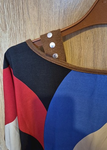 Bohem Çok Renkli Maternity Tunik - Görsel 4