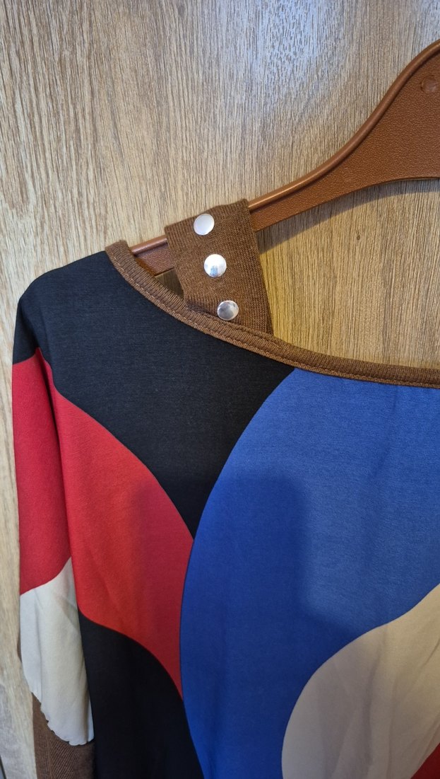 Bohem Çok Renkli Maternity Tunik - Görsel 4