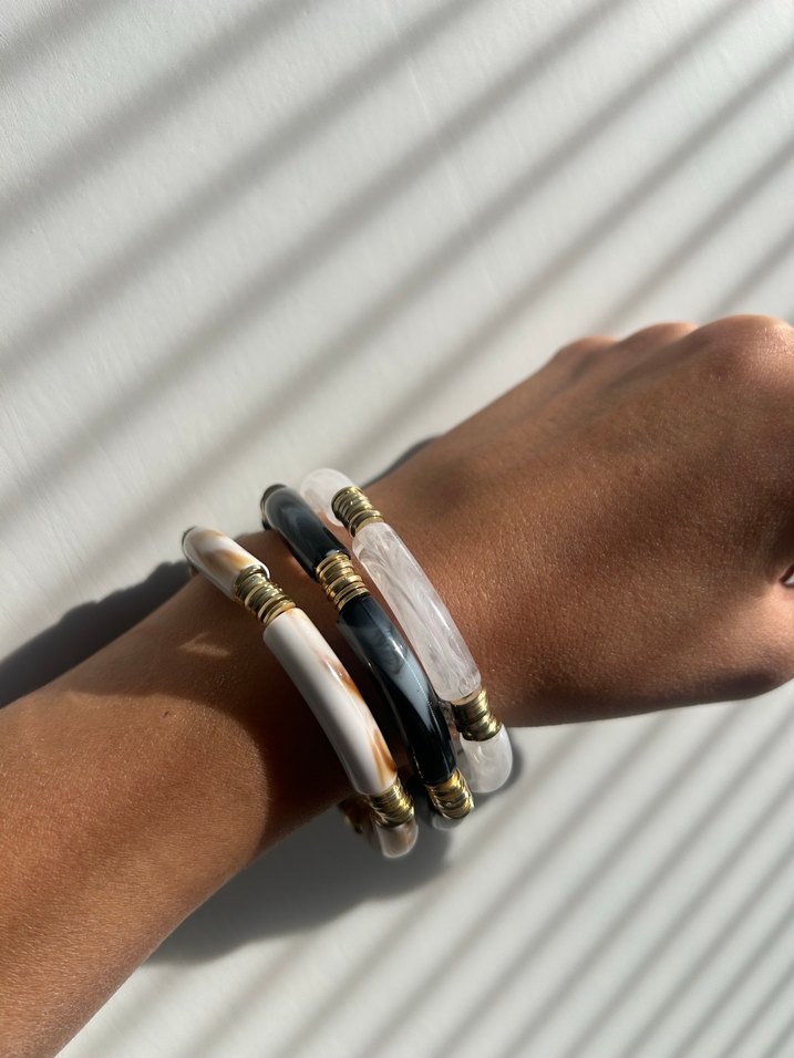 Bohem Yılan Desenli Boncuklu Bilezik - Görsel 2