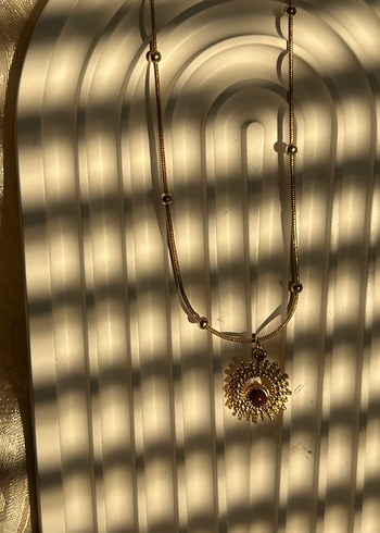 Çelik Gold kolye - Görsel 2