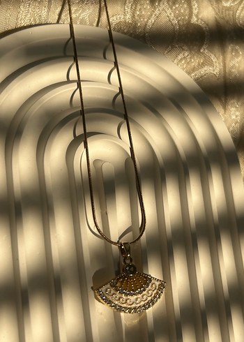 Çelik yelpaze kolye - Görsel 2