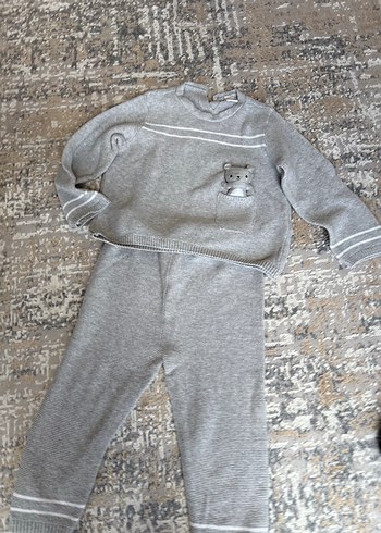 LC Waikiki Gri Triko Erkek Bebek Takımı