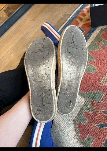 Tommy hilfiger Erkek Lacivert Velcro Espadril - Görsel 4
