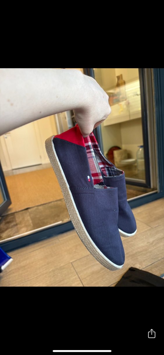 Tommy hilfiger Erkek Lacivert Velcro Espadril - Görsel 2