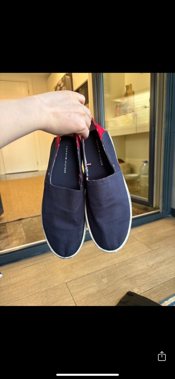Tommy hilfiger Erkek Lacivert Velcro Espadril - Görsel 5