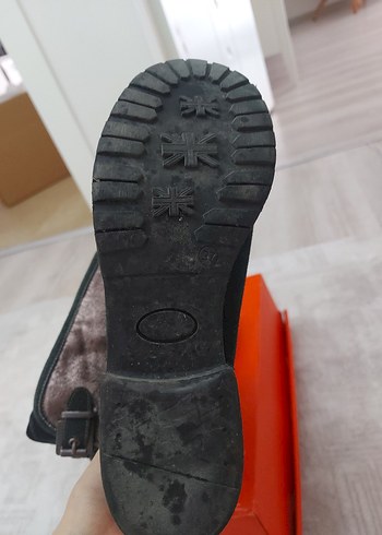 koyu yesil  Süet Tokalı Kadın Bot - Görsel 6