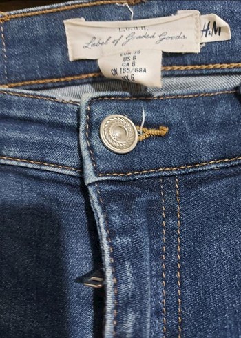 Lacivert Kadın Normal Kesim Denim Pantolon - Görsel 3