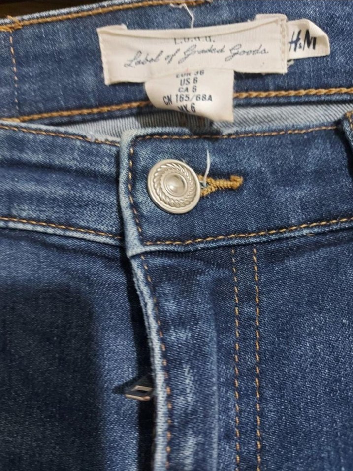 Lacivert Kadın Normal Kesim Denim Pantolon - Görsel 3