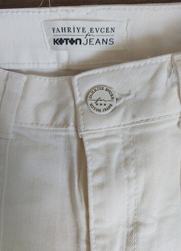 Beyaz flare jean  - Görsel 8
