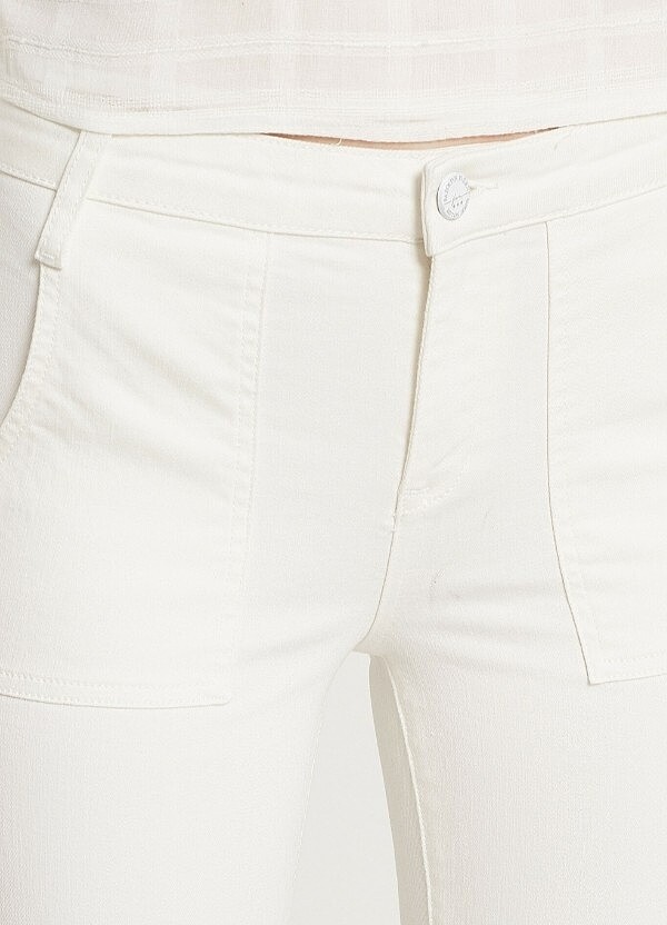 Beyaz flare jean  - Görsel 4