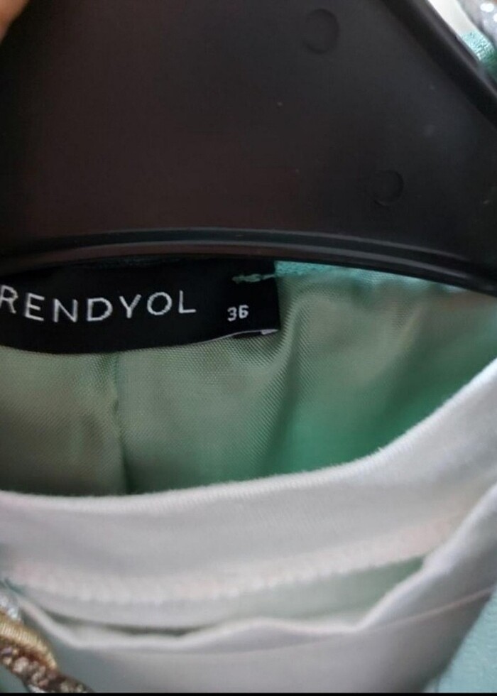 Mint yeşili blazer ceket - Görsel 2