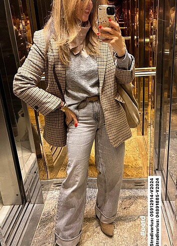 Stradivarius Yun dokulu blazer ceket
