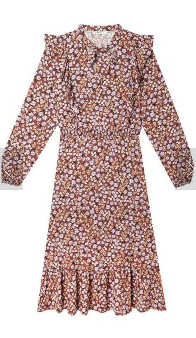 Uzun Kollu Bohem Elbise - Görsel 4