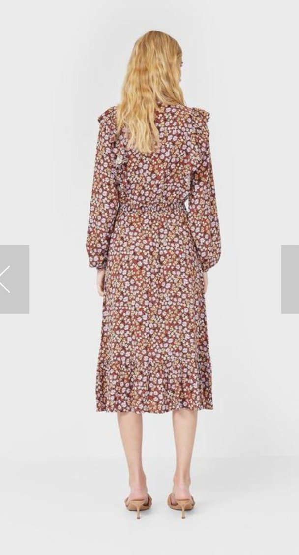 Uzun Kollu Bohem Elbise - Görsel 3