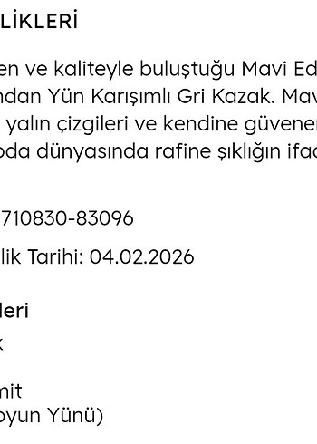 Düğmeli Ekru Kadın Triko - Görsel 7