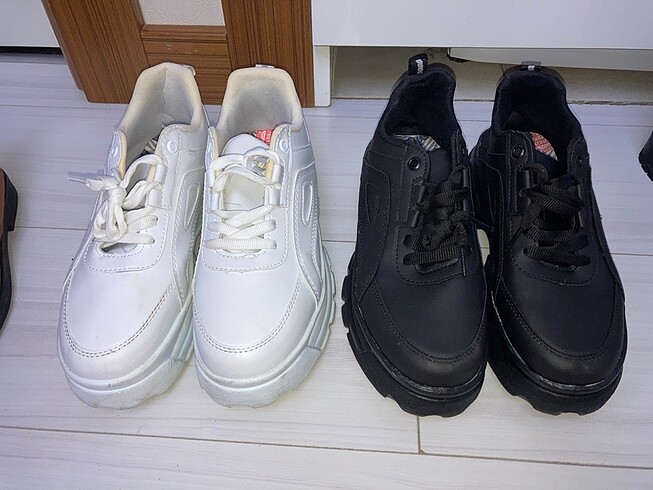 Kalın taban spor ayakkabı sneaker