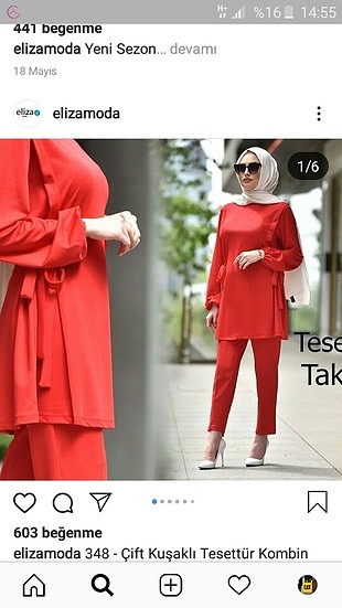 40 Beden kırmızı Renk Kırmızı Yandan Bağlamalı Detaylı Tunik