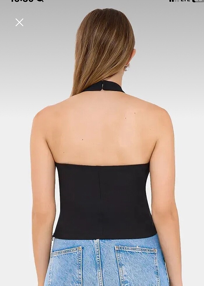 Gül detay bluz - Görsel 2