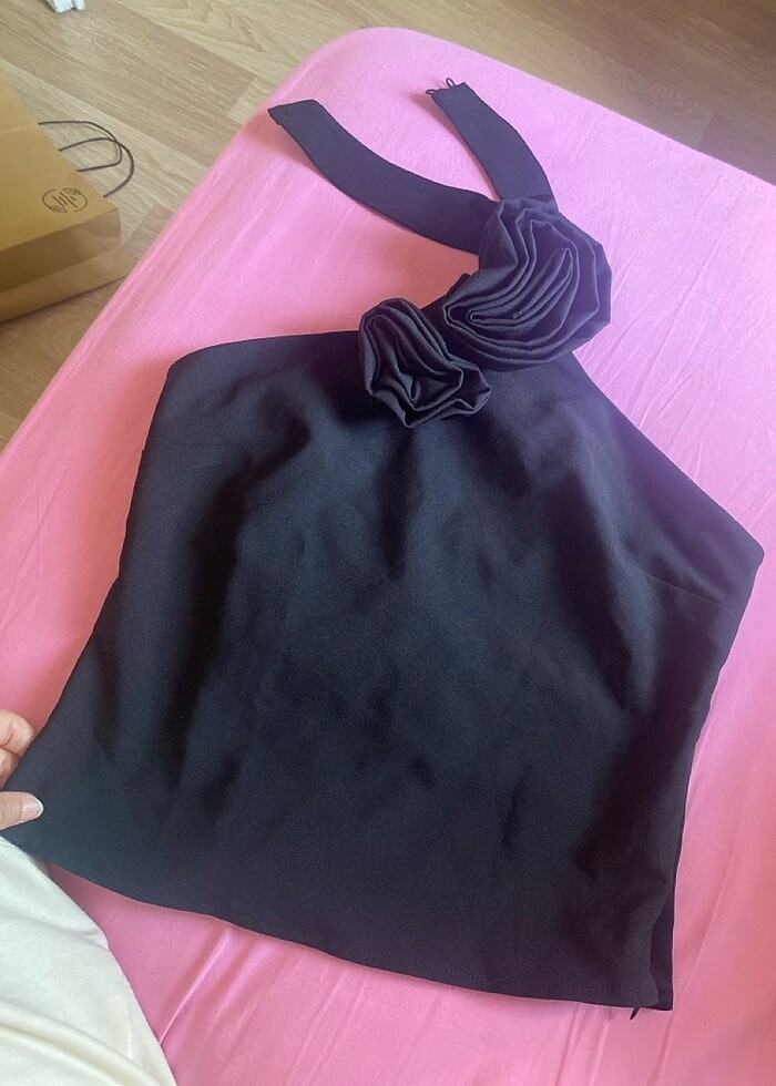 Gül detay bluz - Görsel 3