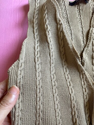 Derin v yaka bluz - Görsel 3