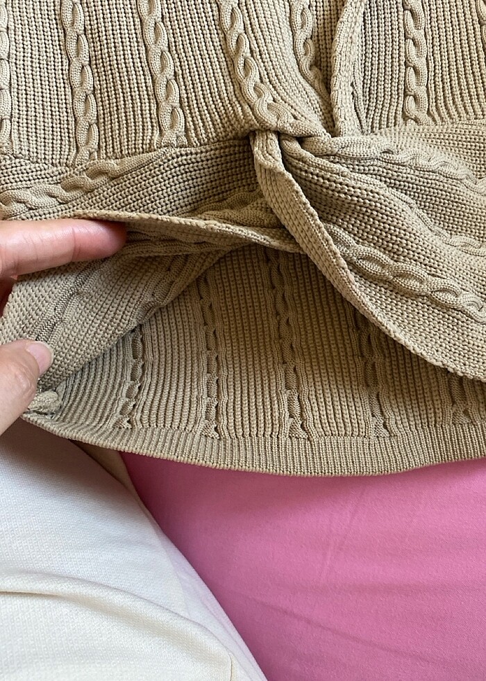 Derin v yaka bluz - Görsel 5