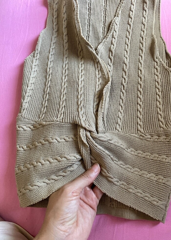 Derin v yaka bluz - Görsel 2