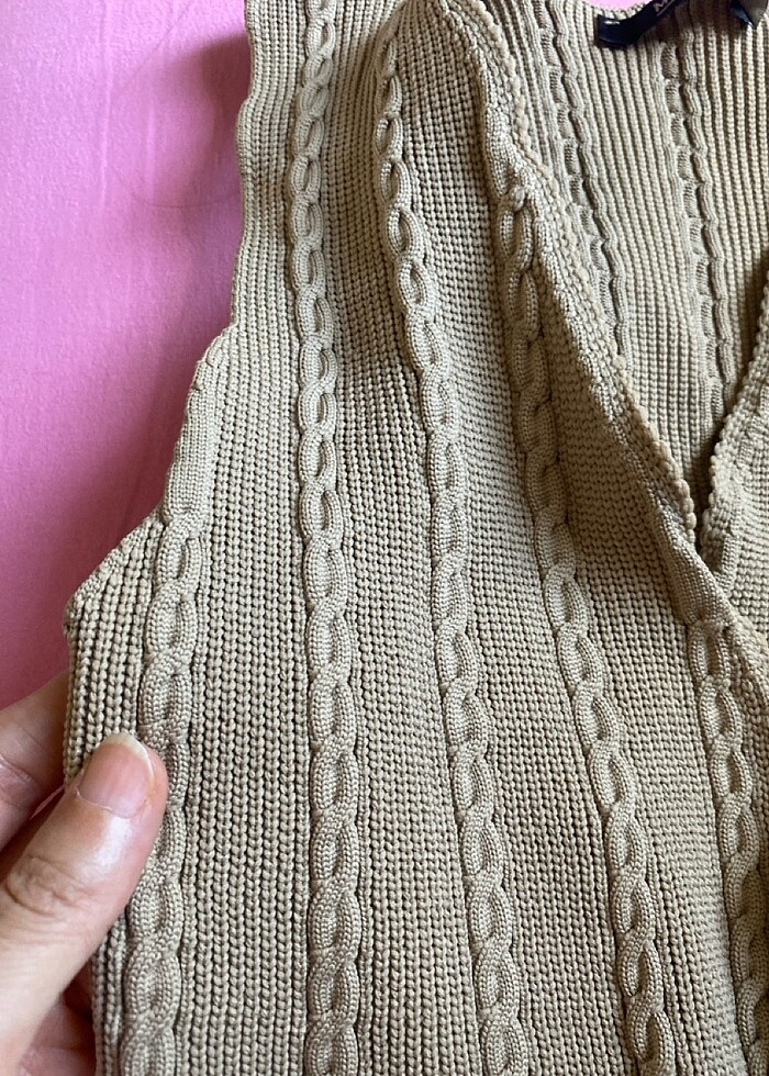 Derin v yaka bluz - Görsel 3