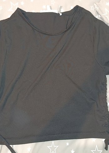 Siyah Kısa Kollu