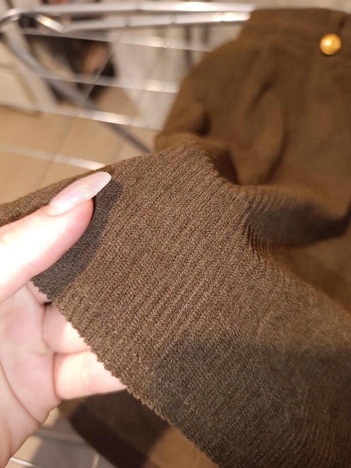 Kahverengi  Düğmeli Etek - Görsel 2