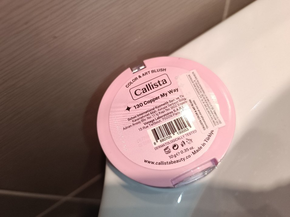 Callista Camel Renkli Allık - Görsel 3