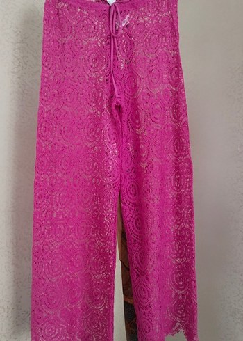 Calzedonia Geometrik Motifli Kroşe Pallazzo pantolon