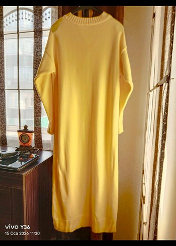 Yeniden farksız uzun triko elbise - Görsel 5