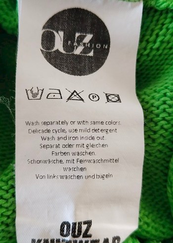 Fıstık yeşili uzun triko elbise - Görsel 9