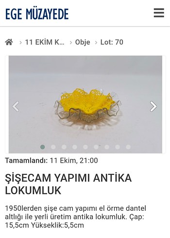 1950 lerden antika lokumluk - Görsel 2